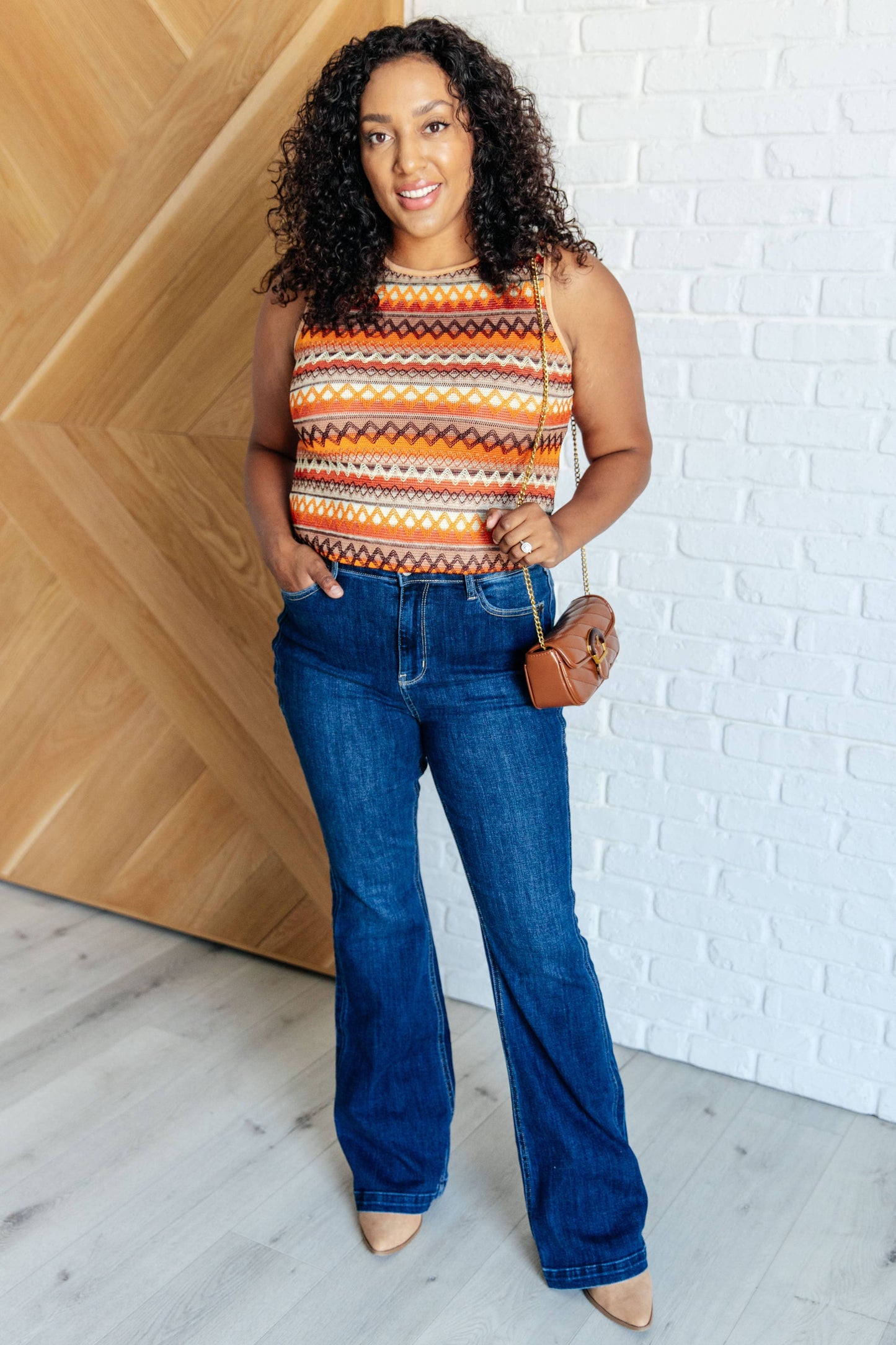 Judy Blue High Rise Side Seam Detail Flare Jeans: 13/31