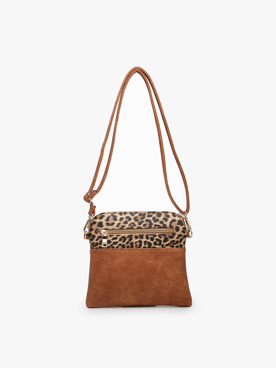 Tara Double Zip Crossbody/Wristlet