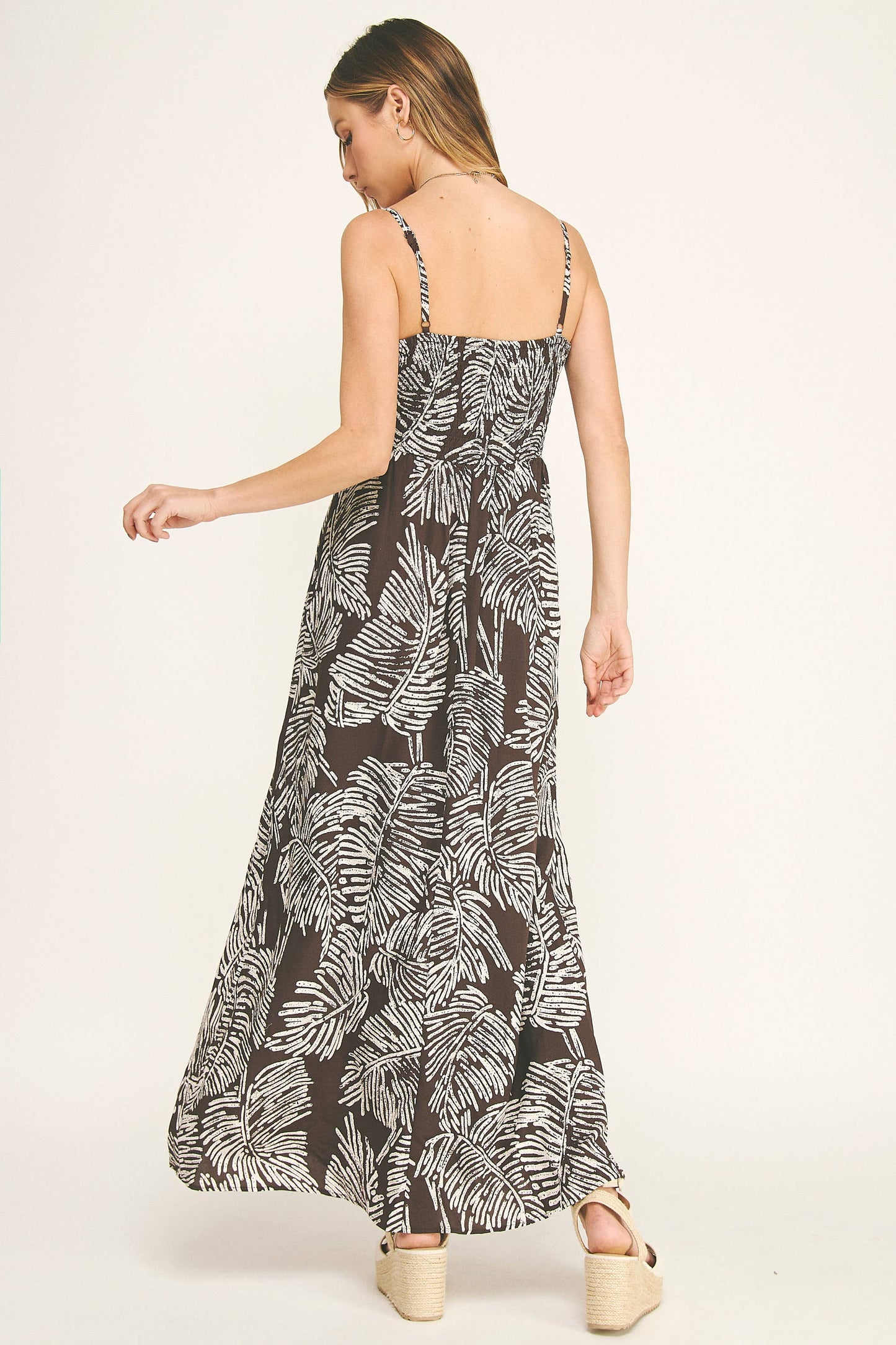 CAMI SQUARENECK MAXI DRESS