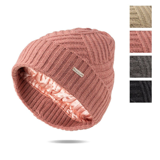 Britt’s Knits Satin Lined Beanie Open Stock