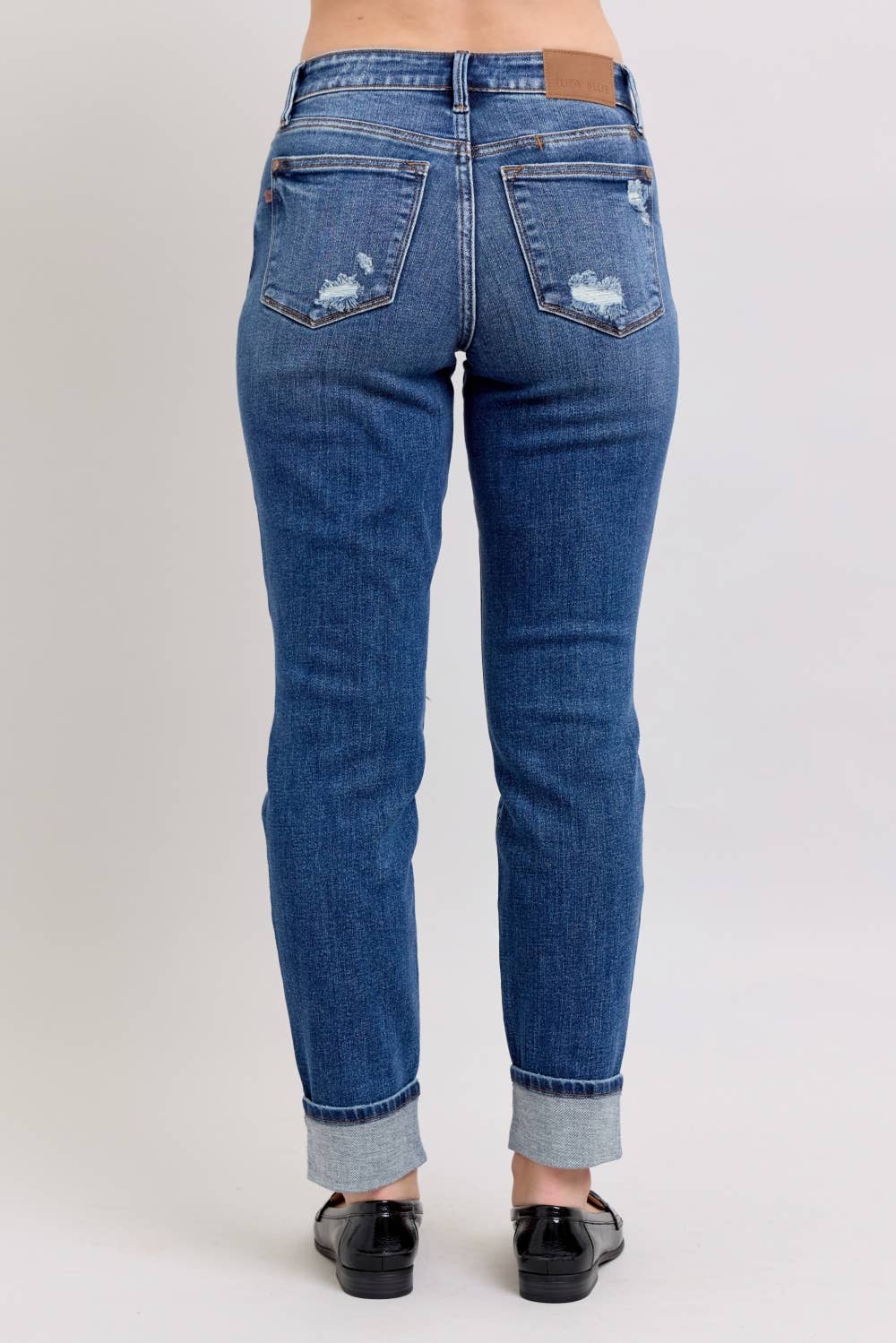 JB- MR BF Fit w/Destroy, Yoke PK & Faux Selvedge Cuff
