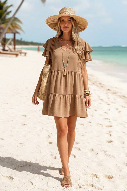 Airflow Tiered Mini Dress