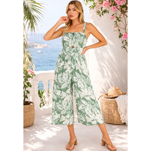 SAGE PARADISE TROPICAL JUMPSUIT