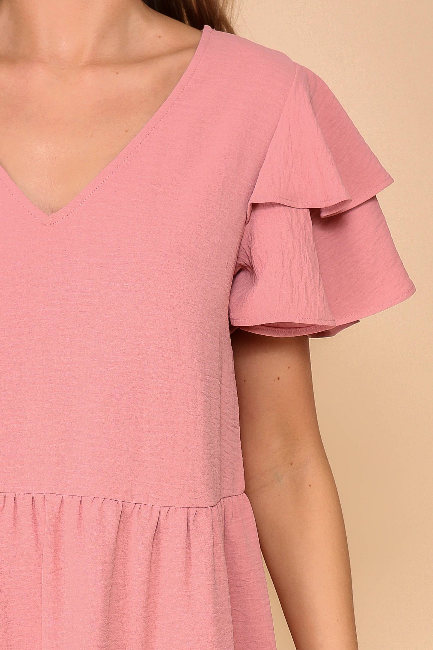 Airflow Tiered Mini Dress