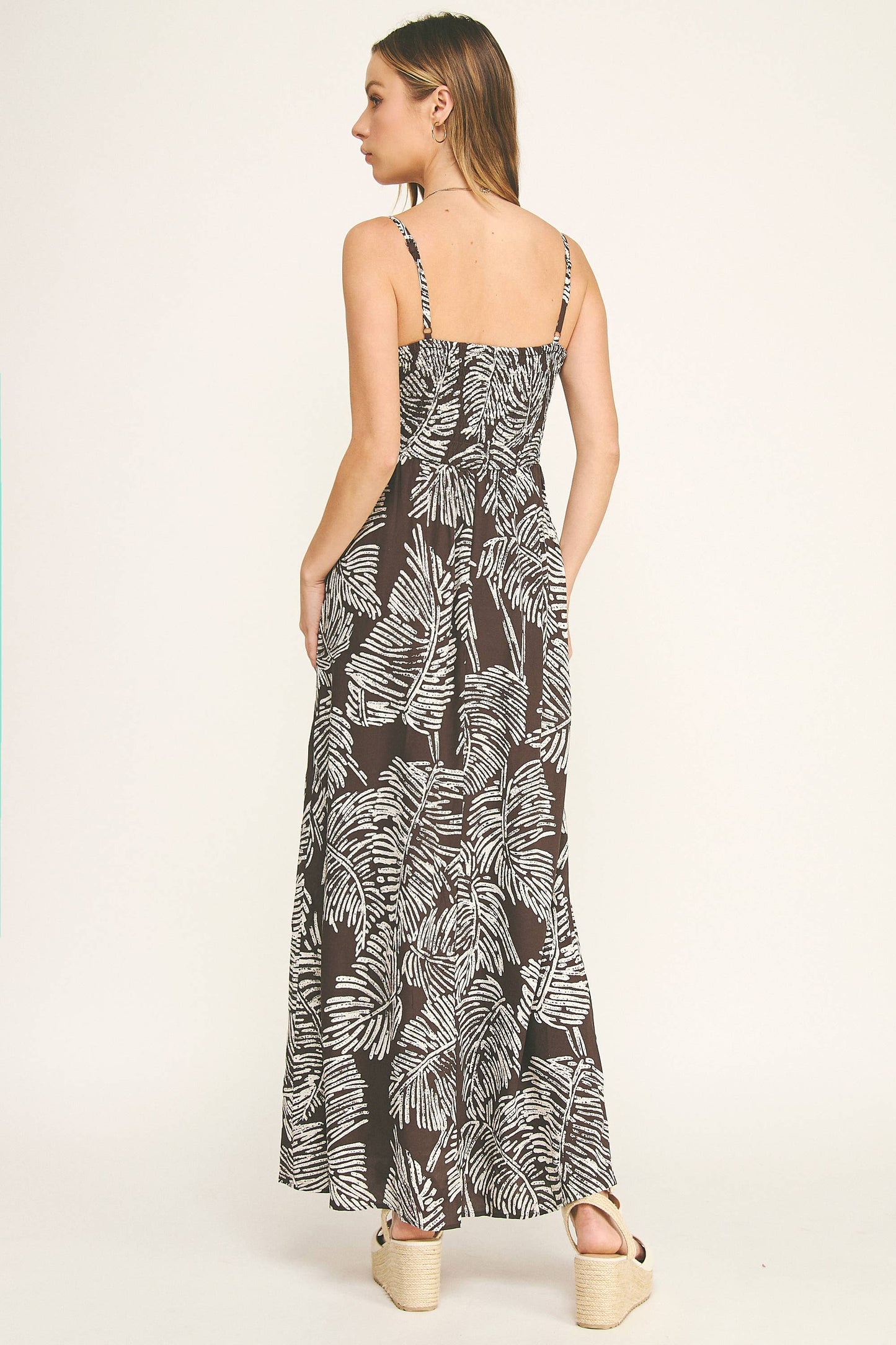 CAMI SQUARENECK MAXI DRESS